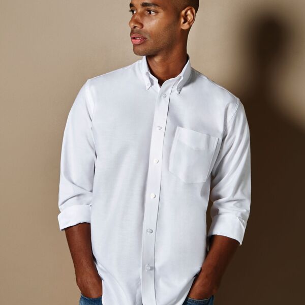Classic Fit Long Sleeve Workwear Oxford Shirt Thumbnail