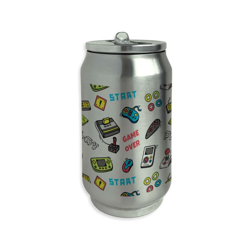 Stainless Steel Cola Can Flask 9oz Thumbnail