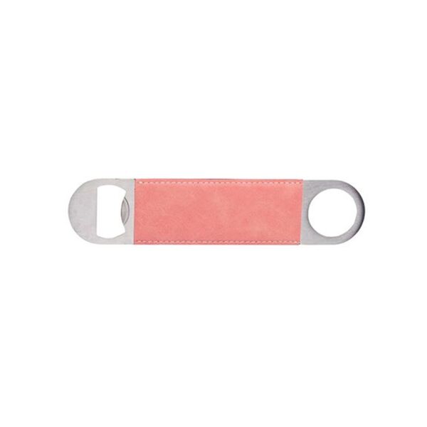 PU Leather Effect Stainless Steel Bar Blade Bottle Opener Thumbnail